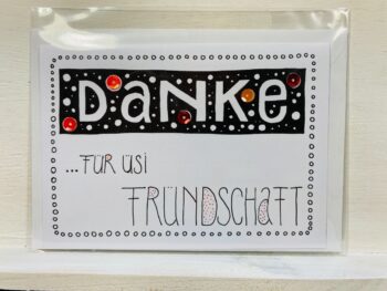 Karte Danke für üsi Fründschaft – Bild 4