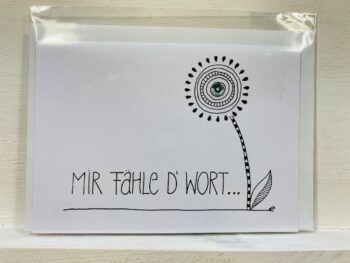 Karte  Mir fähle d Wort – Bild 2