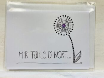 Karte  Mir fähle d Wort – Bild 3