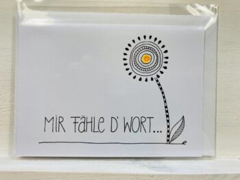 Karte  Mir fähle d Wort – Bild 4