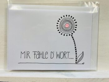 Karte  Mir fähle d Wort – Bild 5