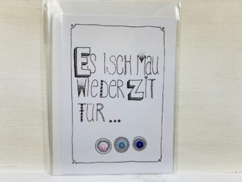 Karte Es isch Mau wieder Zit... – Bild 3