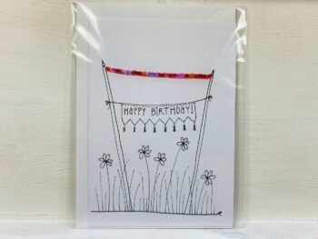 Karte Perlenkette Happy Birthday – Bild 2